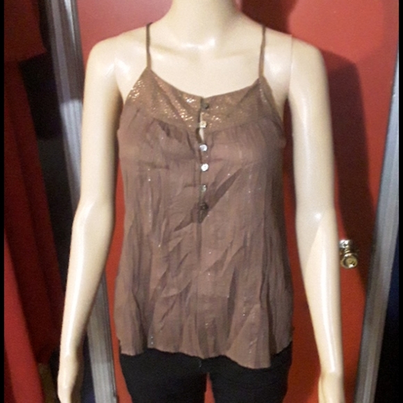 Abercrombie & Fitch brown racerback camisole  XS - Picture 1 of 5
